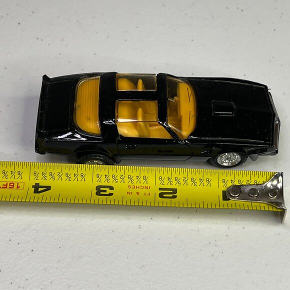 Zee Toys 1/59 Scale Diecast Firebird 1980s Black & Gold Collectible Model Car - Picture 6 of 10